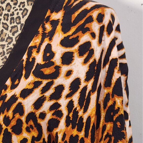 Animal print flowy kaftan style top - Picture 3 of 5